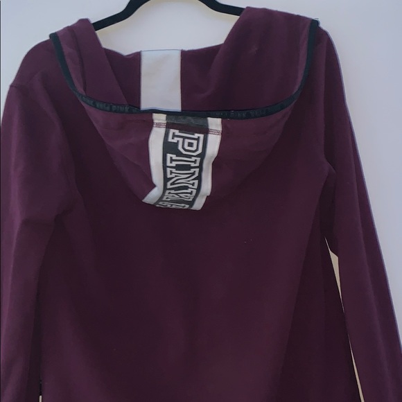 Victoria’s Secret Pink Logo full zip sweatshirt - Picture 3 of 3